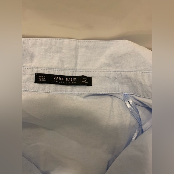 Studio F ladies top in size S. white and Light blue - Picture 8 of 9